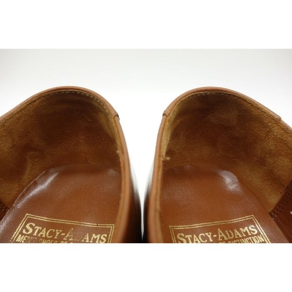 Stacy Adams Brown Leather Cap Toe Lace Up Oxfords Shoes Men\'s 9.5 D main image 6